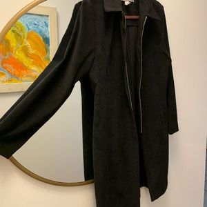 90’s collared zip front dress